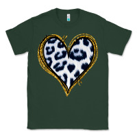Sports Green Dalmatians Heart Gold Glitter Classic Tee - Jasminsmagicworld