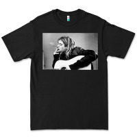 Black kurt smoking Premium Tee - linhVisuals