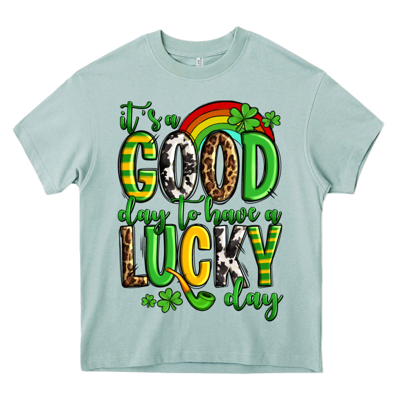 St. Patrick's It's A Good Day To Have A Lucky Day Heavy Core Tee by OliviaCreatesArt | Teevron