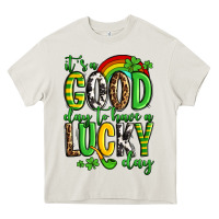 Cream St. Patrick's It's a good day to have a lucky day Heavy Core Tee - OliviaCreatesArt