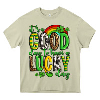 Mossy St. Patrick's It's a good day to have a lucky day Heavy Core Tee - OliviaCreatesArt