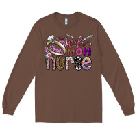 Chestnut wife mom nurse Long Sleeve Tee - SublimationCraftShop
