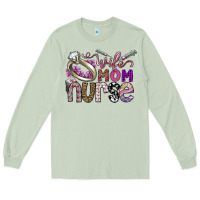Matcha wife mom nurse Long Sleeve Tee - SublimationCraftShop