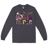 Smoke wife mom nurse Long Sleeve Tee - SublimationCraftShop