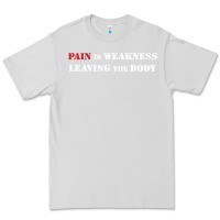 Dove Grey pain is weakness leaving the body Premium Tee - linhVisuals