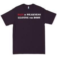 Plum pain is weakness leaving the body Premium Tee - linhVisuals