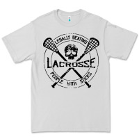 Dove Grey lacrosse legally beating people with sticks Premium Tee - linhVisuals