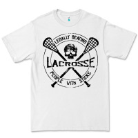 White lacrosse legally beating people with sticks Premium Tee - linhVisuals