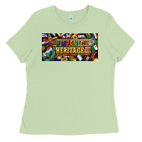Matcha hispanic heritage license plate Ladies Tee - BundleAndBundleShop
