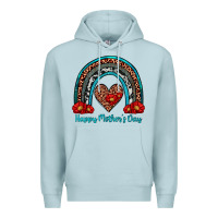 Blue Mist happy mother's day rainbow Premium Hoodie - Artiststas
