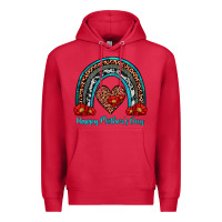 Cardinal happy mother's day rainbow Premium Hoodie - Artiststas