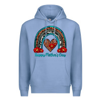 Colony Blue happy mother's day rainbow Premium Hoodie - Artiststas