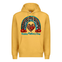 Mustard happy mother's day rainbow Premium Hoodie - Artiststas