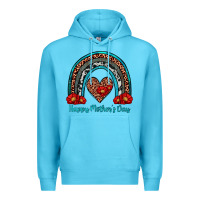 Ocean Blue happy mother's day rainbow Premium Hoodie - Artiststas