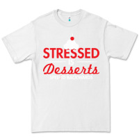 White stressed is desserts spelled backwards Premium Tee - linhVisuals