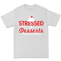 Dove Grey stressed is desserts spelled backwards Premium Tee - linhVisuals