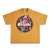 Peanut Butter Western Mimi Patriotic 4th of July Urban Heavy Tee - LillyAllenDesigns