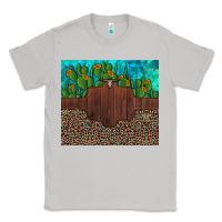 Moon Dust custom cactus and sunflowers leopard turquoise Classic Tee - Artiststas