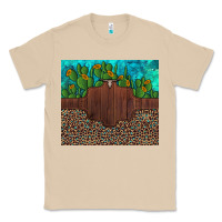 Mushroom custom cactus and sunflowers leopard turquoise Classic Tee - Artiststas