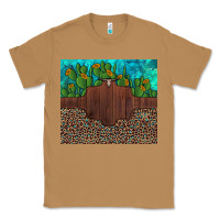 Toasted Coconut custom cactus and sunflowers leopard turquoise Classic Tee - Artiststas