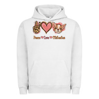 Pigment Lunar Rock Peace Love Chihuahua Urban Hoodie - Jasminsmagicworld