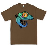 Cacao cute colorful cartoon gecko Premium Tee - linhVisuals