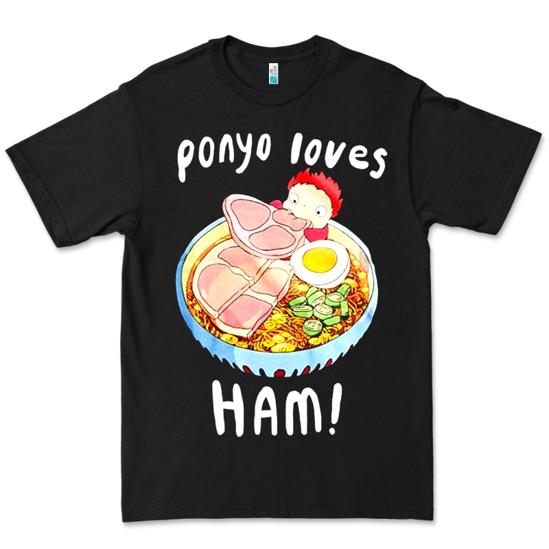 Studio Ghibli Ponyo Loves Ham Premium Tee by linhVisuals | Teevron