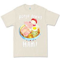 Bone studio ghibli ponyo loves ham Premium Tee - linhVisuals