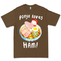 Cacao studio ghibli ponyo loves ham Premium Tee - linhVisuals