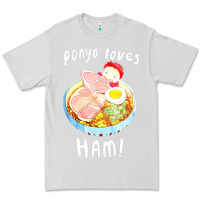 Dove Grey studio ghibli ponyo loves ham Premium Tee - linhVisuals
