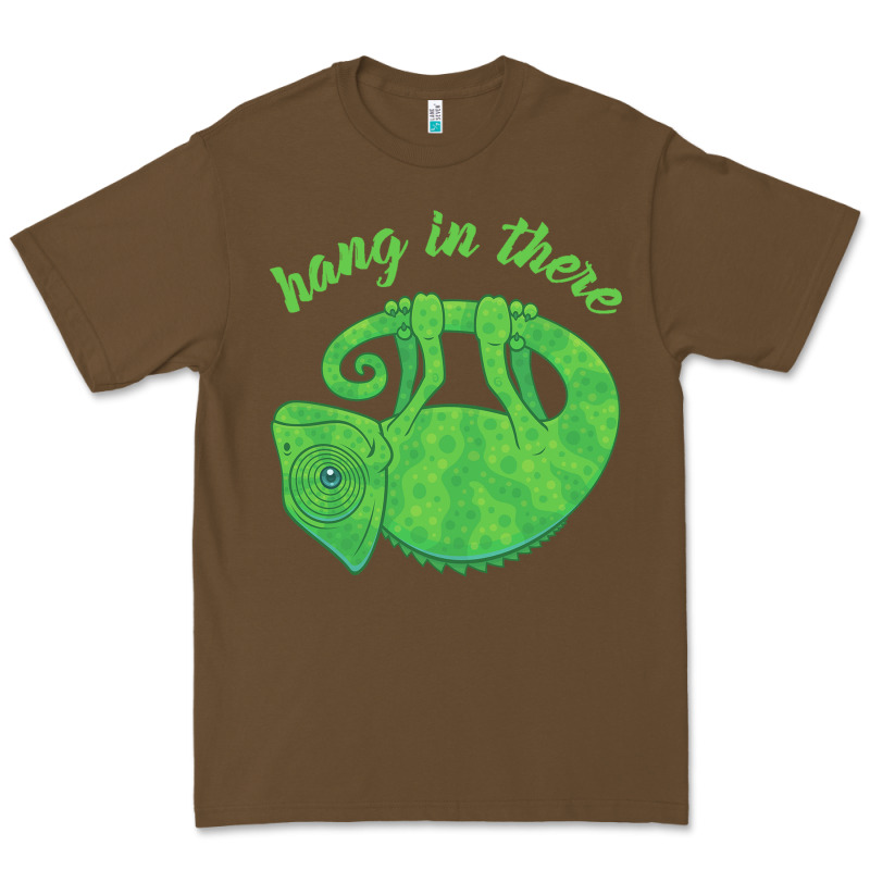 Hang In There Magical Chameleon Premium Tee by linhVisuals | Teevron