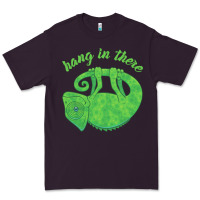 Plum hang in there magical chameleon Premium Tee - linhVisuals