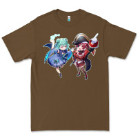Cacao Houshou Marine and Uruha Rushia Premium Tee - linhVisuals