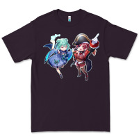 Plum Houshou Marine and Uruha Rushia Premium Tee - linhVisuals