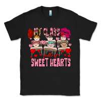 Black Valentine's Day my class is full of sweet hearts Classic Tee - FaDigitalArtStudio