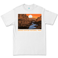White vintage grand canyon national park retro colorado river 80s Premium Tee - linhVisuals