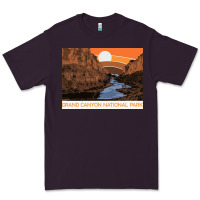 Plum vintage grand canyon national park retro colorado river 80s Premium Tee - linhVisuals