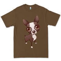 Cacao zippy the boston terrier Premium Tee - linhVisuals