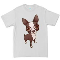 Dove Grey zippy the boston terrier Premium Tee - linhVisuals
