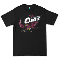 Black temple owls Premium Tee - linhVisuals