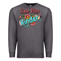 Charcoal Heather little miss kindergarten Premium Sweatshirt - Jasminsmagicworld