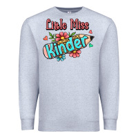Heather Grey little miss kindergarten Premium Sweatshirt - Jasminsmagicworld