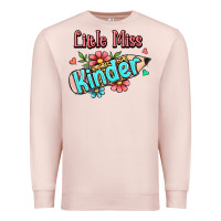 Pale Pink little miss kindergarten Premium Sweatshirt - Jasminsmagicworld