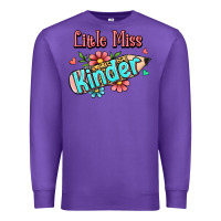 Purple little miss kindergarten Premium Sweatshirt - Jasminsmagicworld