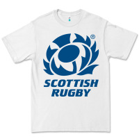 White scottish rugby Premium Tee - linhVisuals