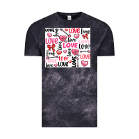 Cloud Black love Vintage Tee - LillyAllenDesigns
