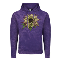 Cloud Purple sun   fill purple sunflower Vintage Hoodie - LillyAllenDesigns