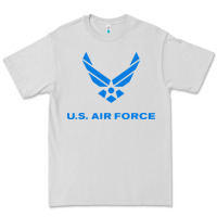 Dove Grey us force usaf distressed Premium Tee - linhVisuals
