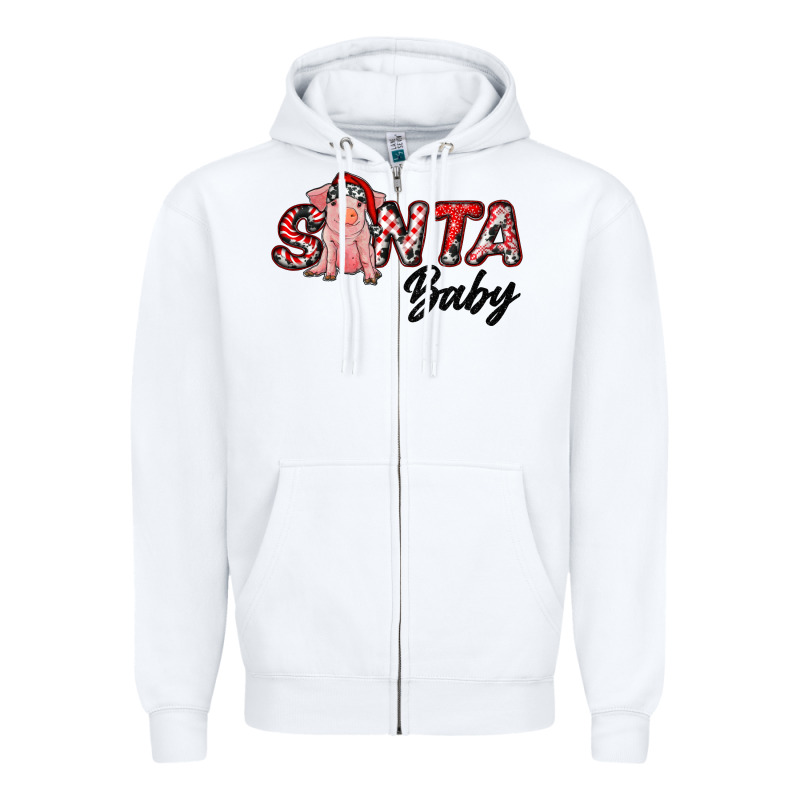 Christmas Santa Baby Zipper Hoodie by RanaPortraitStore | Teevron