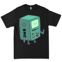 Black Bmo Adventure Time Premium Tee - linhVisuals